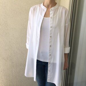 Long-Sleeve White Shirt